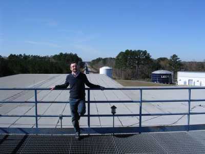 Il fisico barese a Livingston (Lousiana), l� dove � presente Ligo, altra antenna in grado di registrare le onde gravitazionali